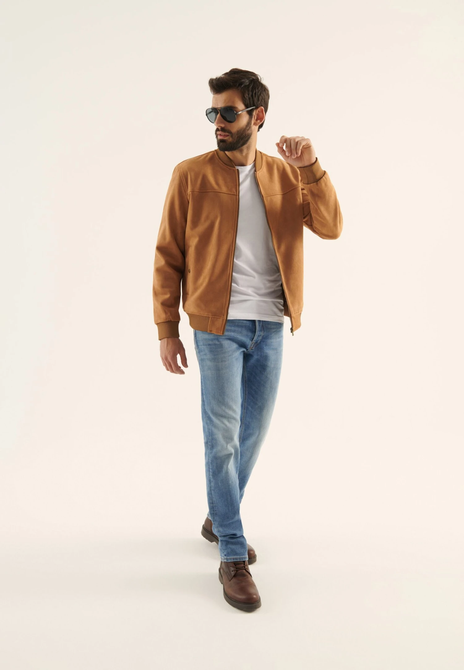 Pier One Bomberjacks - Cognac 4 Pier One Bomberjacks - Cognac - Afbeelding 2