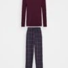 Pier One Pyjama - Bordeaux/Dark Blue