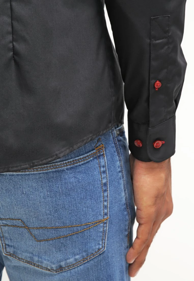 Pier One Overhemd - Black/Red 7 Pier One Overhemd - Black/Red - Afbeelding 5