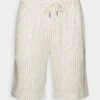 Pier One Linen Blend Drawcord Shorts- Shorts - Off-White 1 Pier One Linen Blend Drawcord Shorts- Shorts - Off-White -Pier One 228637db60b840a58a2b5acb0845341b