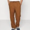 Pier One Drawcord Trousers Linen Blend - Broek - Brown -Pier One 586f71f796054f71a542a56e44e8dbd6