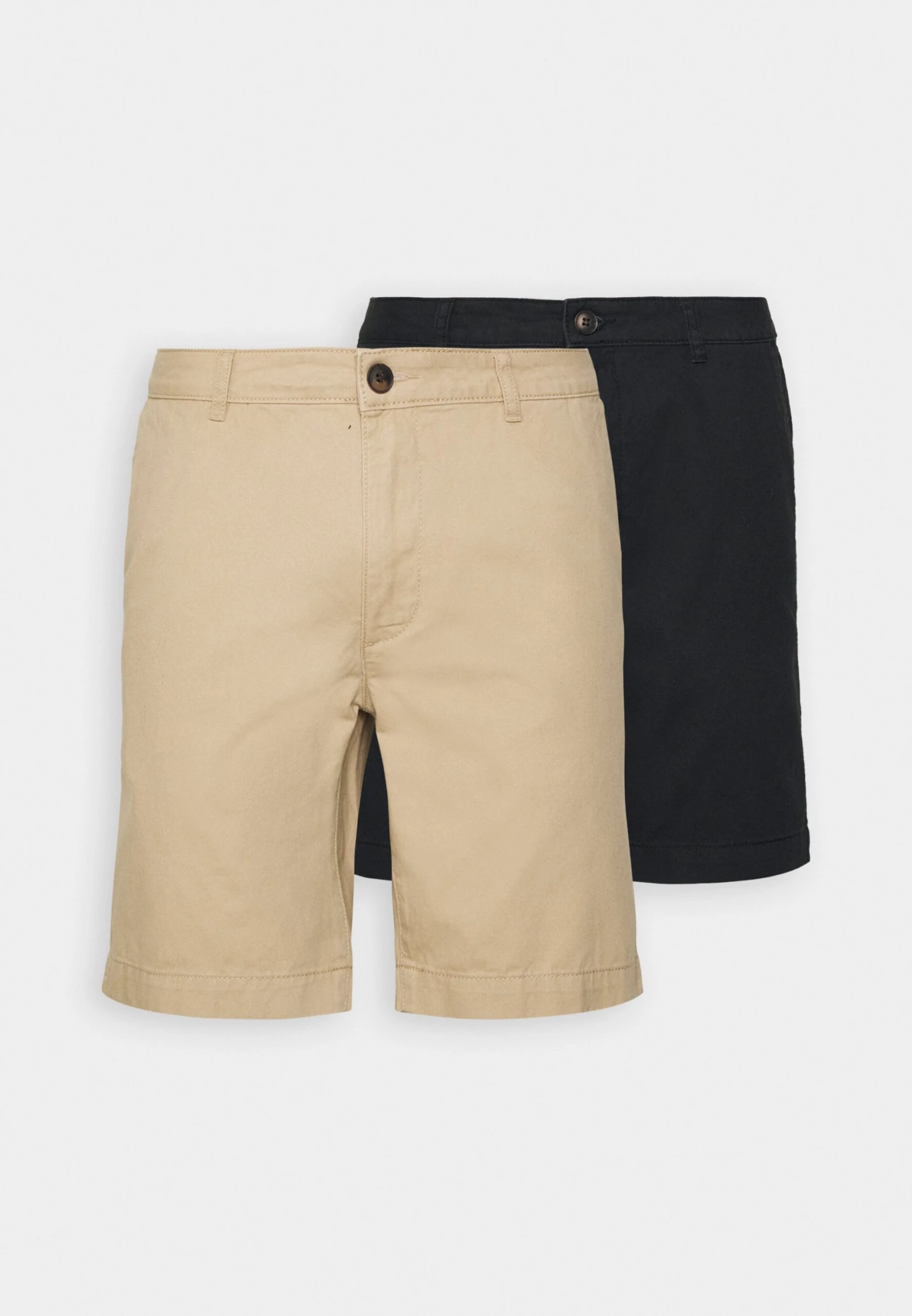 Pier One 2 Pack - Shorts - Tan/Black 7 Pier One 2 Pack - Shorts - Tan/Black - Afbeelding 5