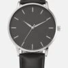 Pier One Horloge - Black/Silvercoloured 1 Pier One Horloge - Black/Silvercoloured -Pier One 7935ed590a9743b99815e64729d95e1c