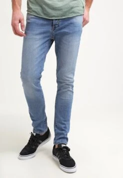 Pier One Slim Fit Jeans - Light Blue Denim