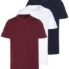 Pier One 3 Pack - T-Shirt Basic - White/Dark Blue/Red 1 Pier One 3 Pack - T-Shirt Basic - White/Dark Blue/Red -Pier One b22996cf8ea74e22b29cab897962d0ba
