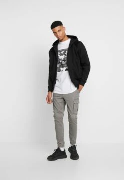 Pier One Cuffed Skinny Trouser- Cargobroek - Grey 9 Pier One Cuffed Skinny Trouser- Cargobroek - Grey -Pier One bcf6802fe30f4fe39e862b57575270b4