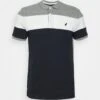 Pier One Poloshirt - Grey/White/Dark Blue 2 Pier One Poloshirt - Grey/White/Dark Blue -Pier One d674a78374b048d99cc3fdce5505c45a