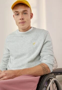 Pier One Sweater - Mottled Light Grey